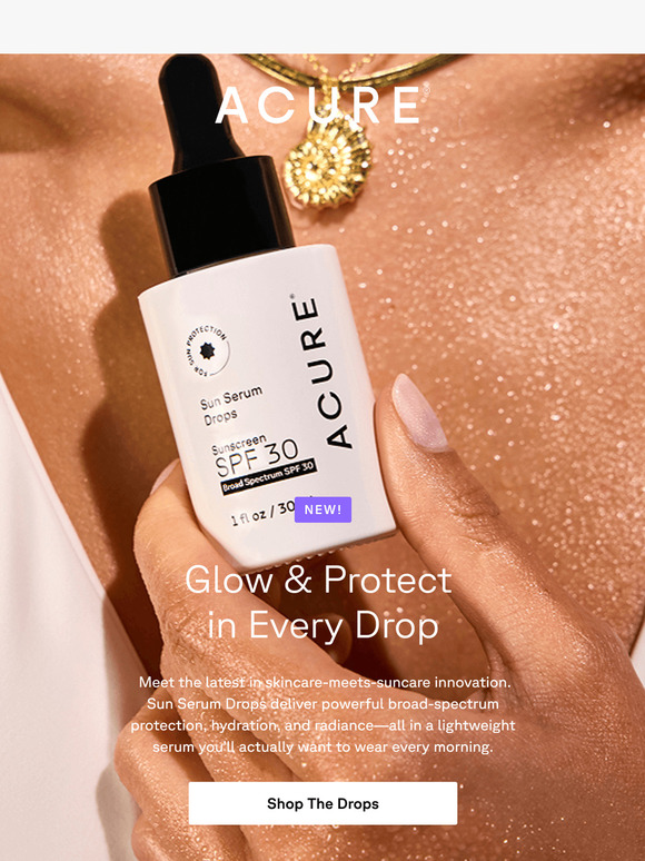 Introducing: Sun Serum Drops ☀️