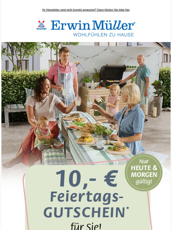 Ihr 10 €-Gutschein zum Start in den Mai!