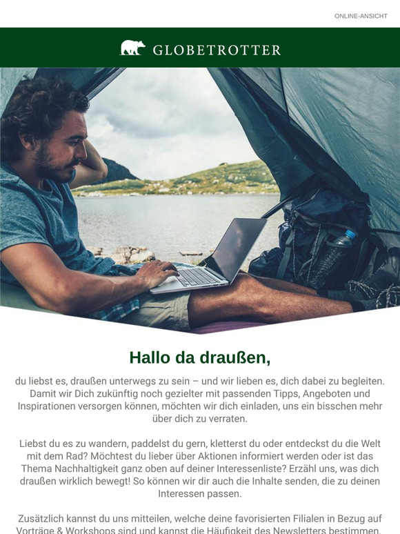Was interessiert dich wirklich? 🏕️