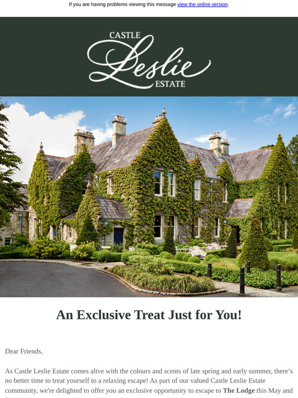 An Exclusive Treat Just For You...
