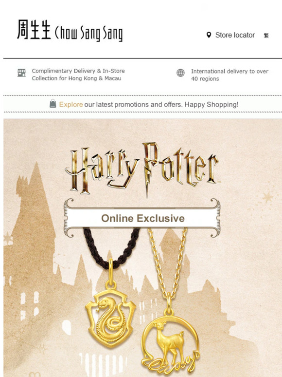 [Online Exclusive] Harry Potter Collection Necklaces – Save Up to 15% off ✨