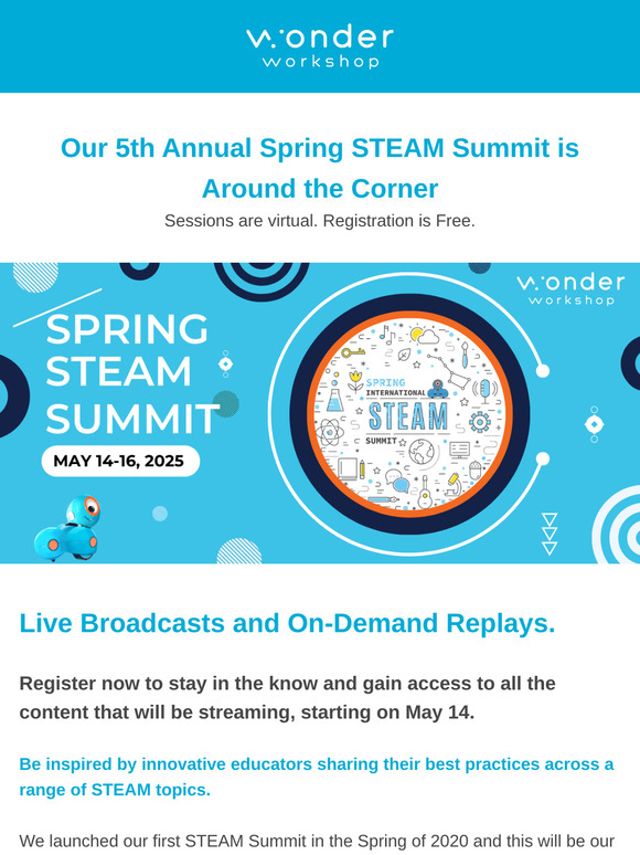 💥 STEAM Summit Update: New Sessions Added!