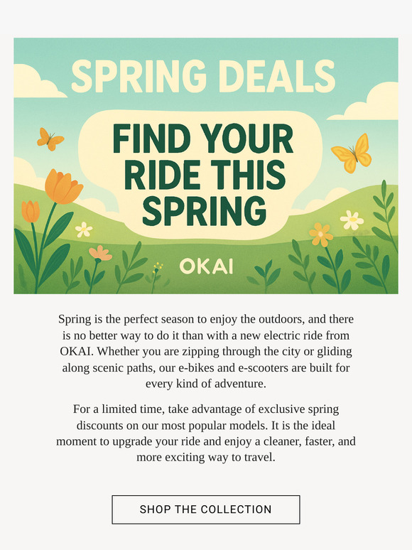 Ride Into Spring with Big Savings!