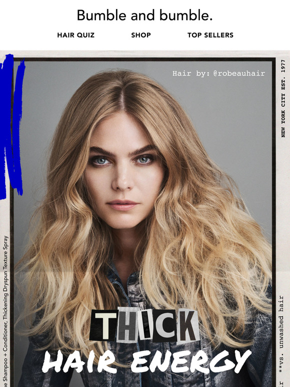 Did you know thicker hair starts in the shower?