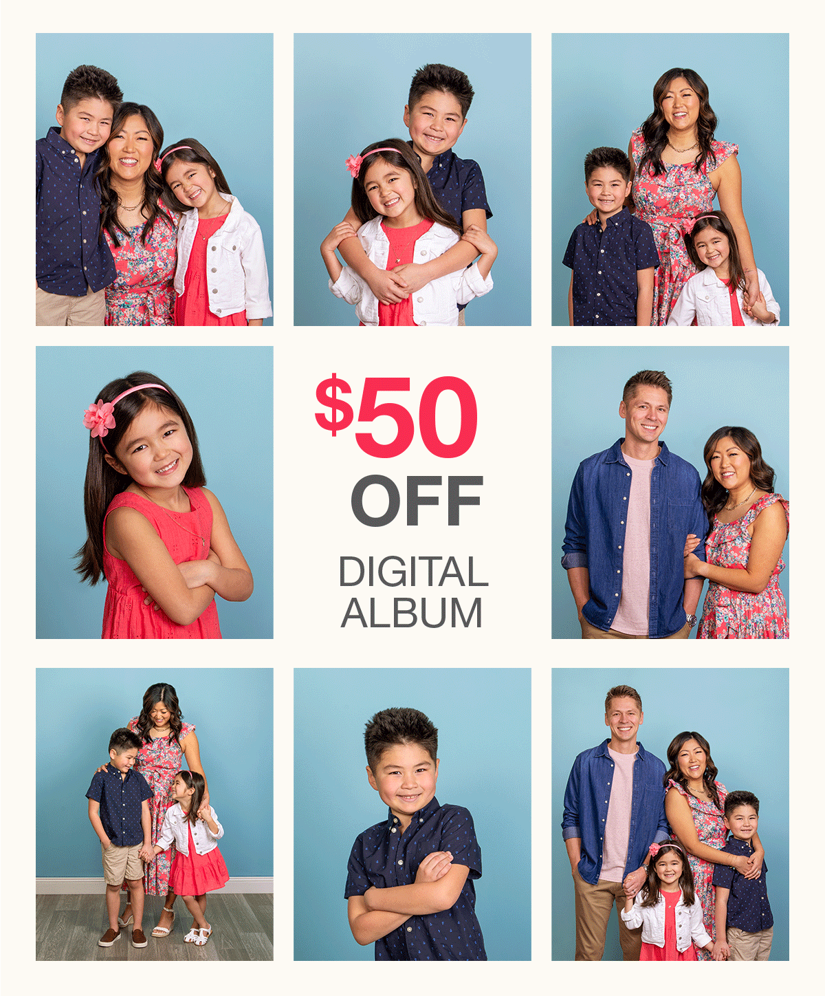 $50 off digital albums