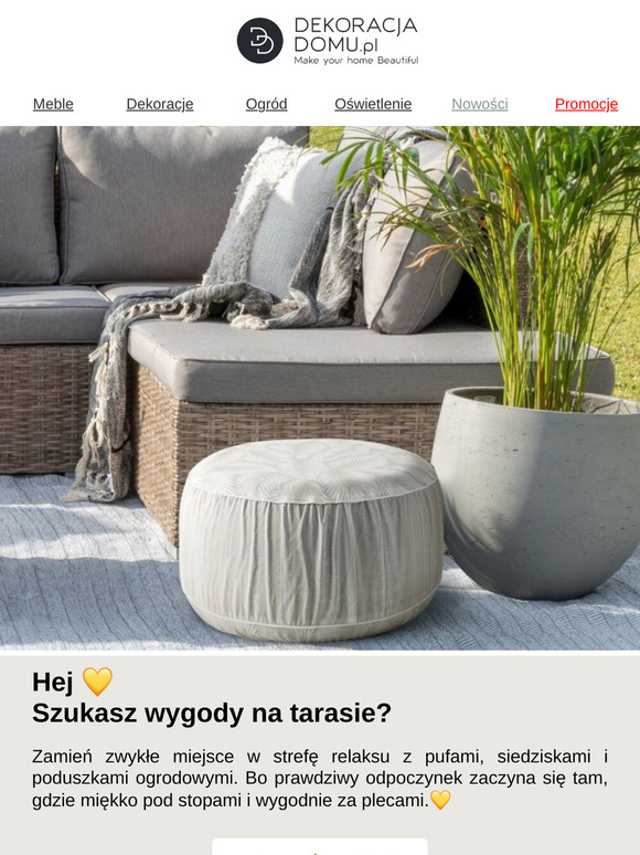 Hej! , szukasz wygody na tarasie? Mamy to!❤️