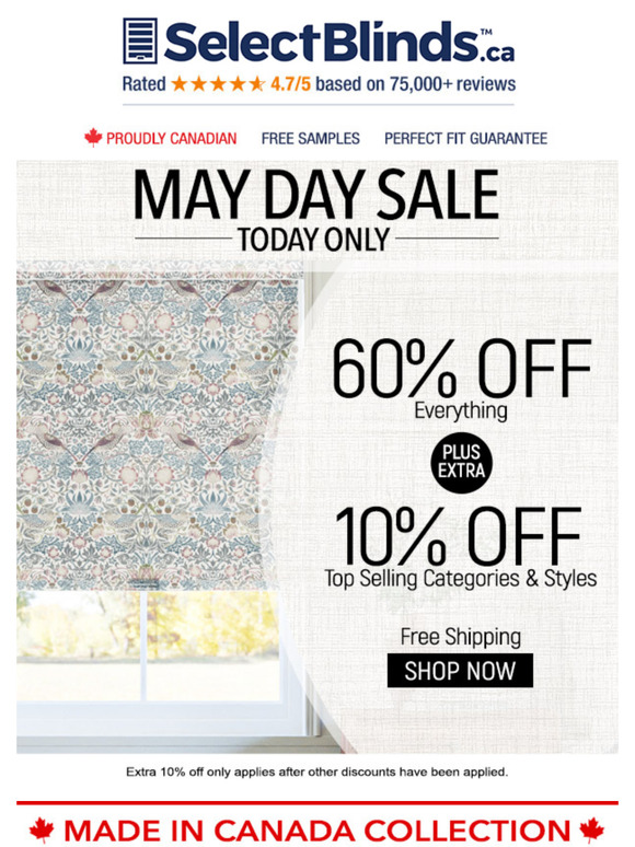 📢 May Day Savings Event starts now