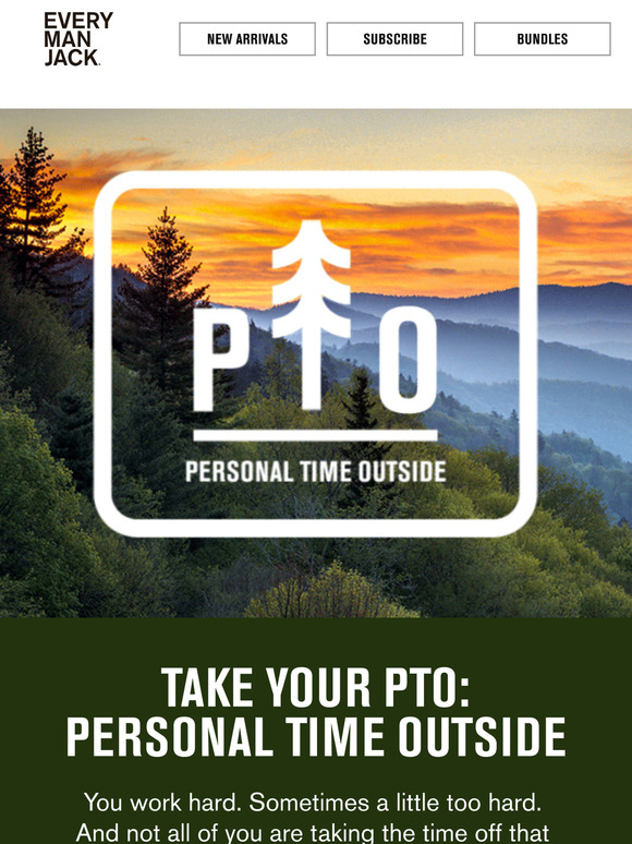 Need a sign to take PTO? This is it. 🌲