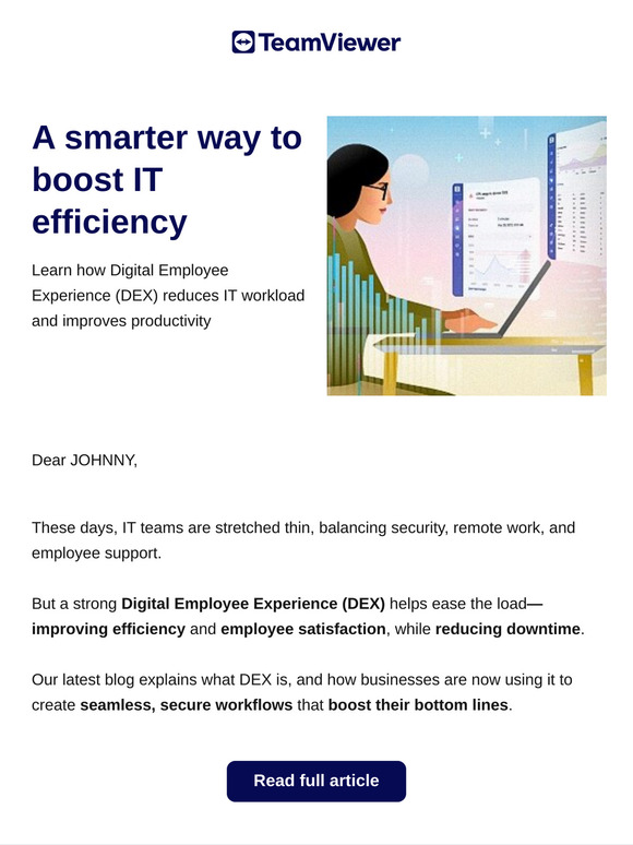 DEX: The secret to fewer IT headaches
