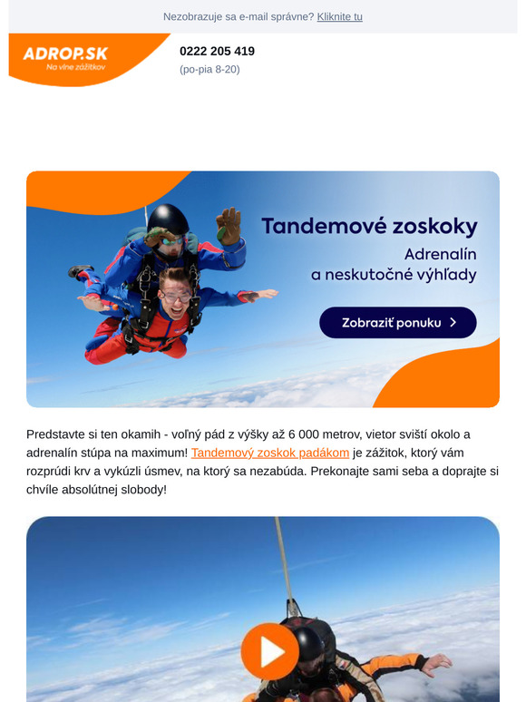 Urobíte krok do prázdna?