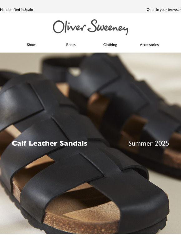 Our most comfortable sandals yet!