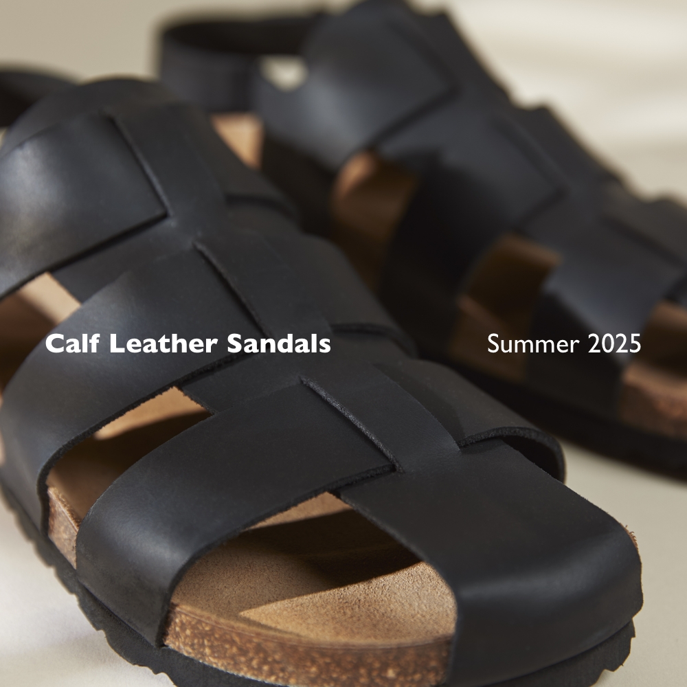 calf leather sandals for summer 2025