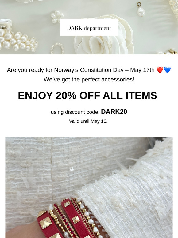 20% Off All Items!