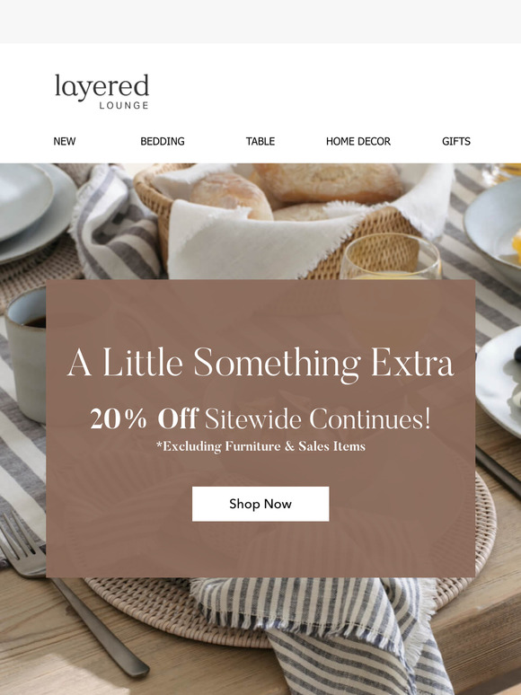 Celebrate with 20% Off! 🎉