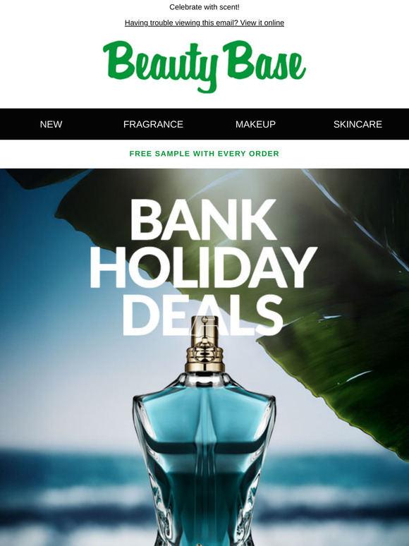 The bank holiday weekend is here...