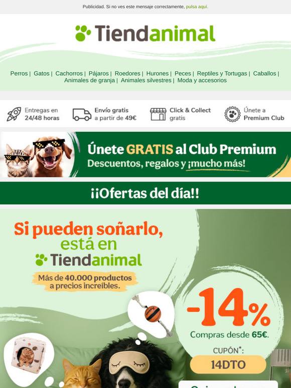 Wow 🙀 AHORRA 14% dto en tu compra 🤑