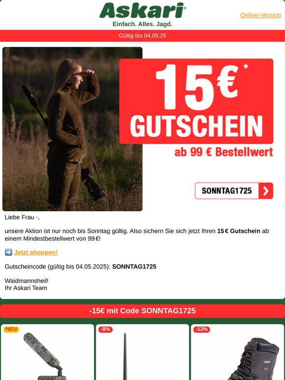 Bockstark! | 25% EXTRA sparen! ODER 15€ Gutschein
