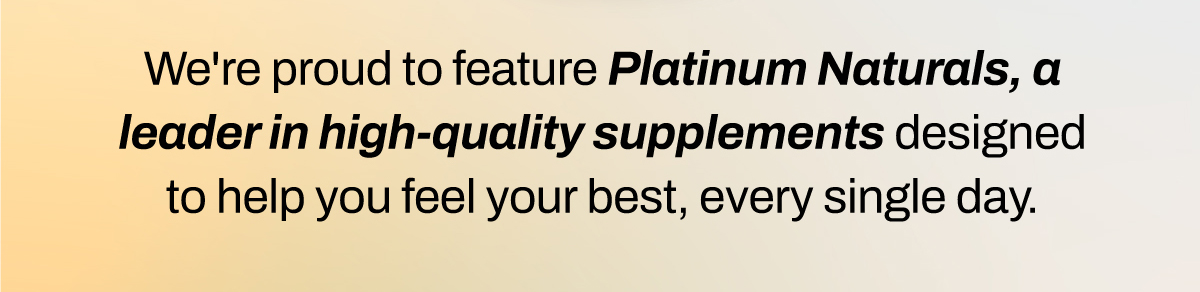 At Vitasave, we're proud to feature Platinum Naturals, a leader in high-quality supplements designed to help you feel your best, every single day. Whether you’re looking to protect your vision or energize your daily performance, these customer-favourite formulas are crafted for maximum absorption and real results.