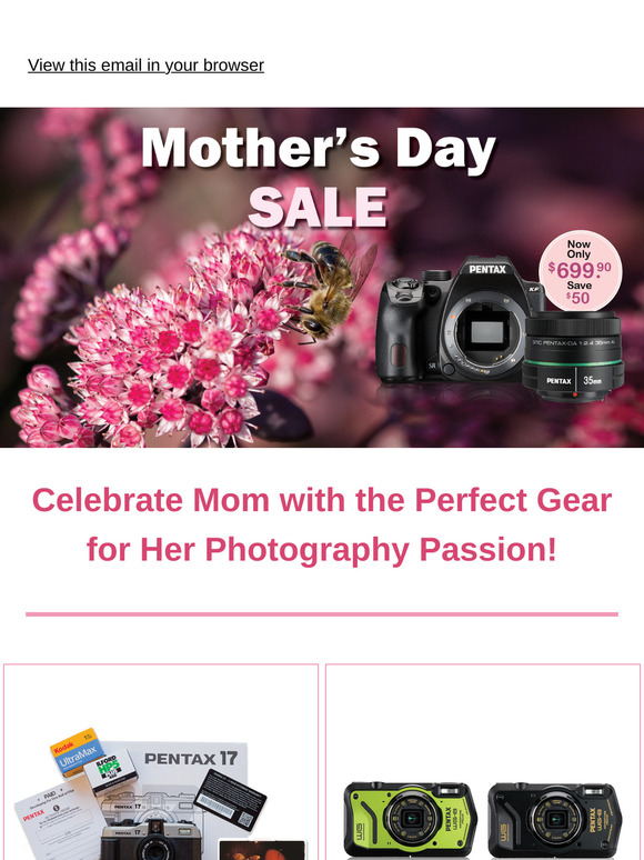 Make Mom’s Day Memorable with Pentax
