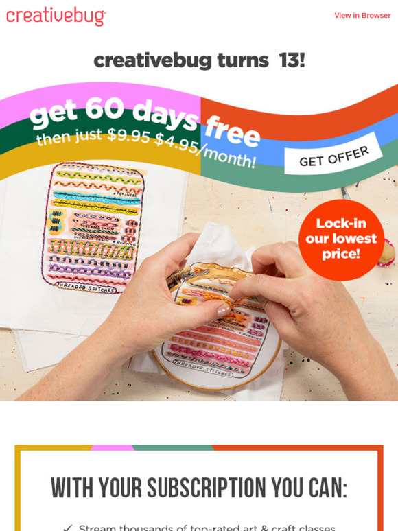 It's Our Birthday—You're Getting 60 Days Free + 50% Off!
