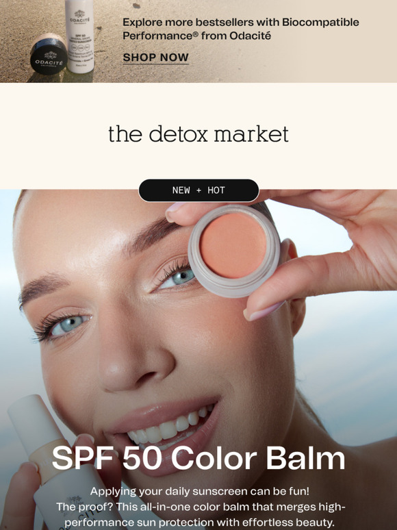NEW ODACITÉ! SPF 50 Color Balm ☀️