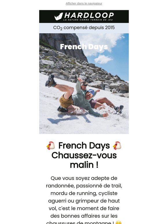 🐓 French Days 🐓 -60 % sur les chaussures de montagne, qui dit mieux ?