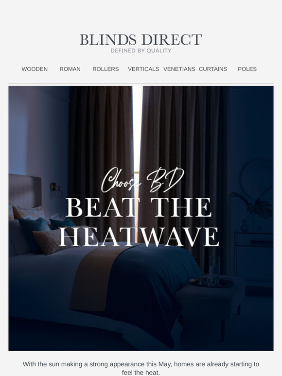 Blackout and thermal blinds that keep you cool & comfortable