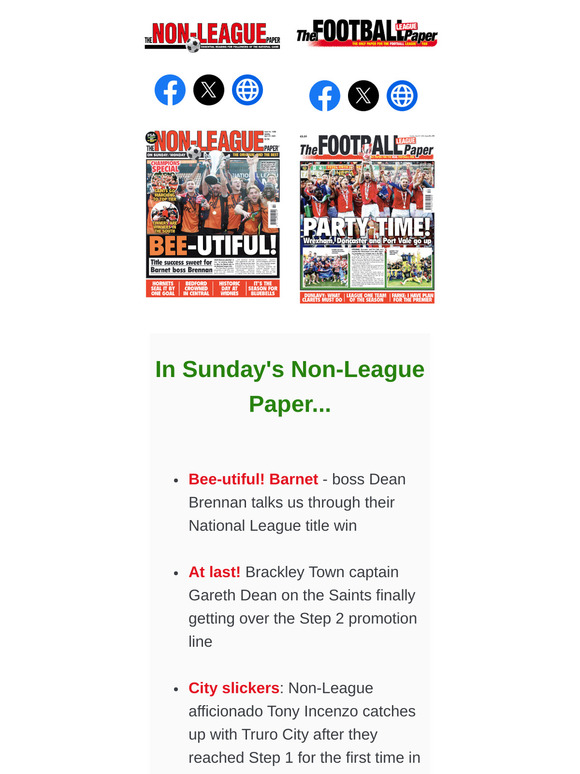 IN SUNDAY'S PAPERS > NLP: IN DEPTH LOOK AT THE PLAY-OFFS // FLP: SEASON FINALE