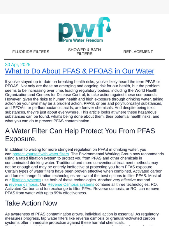 Protect Yourself: PFAS & PFOAS Guide 🌊