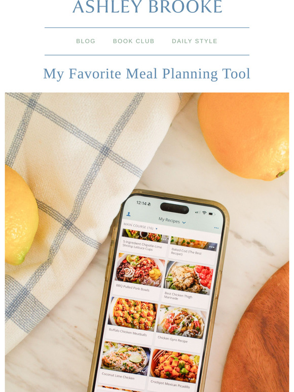 My favorite meal planning tool… 🍽️