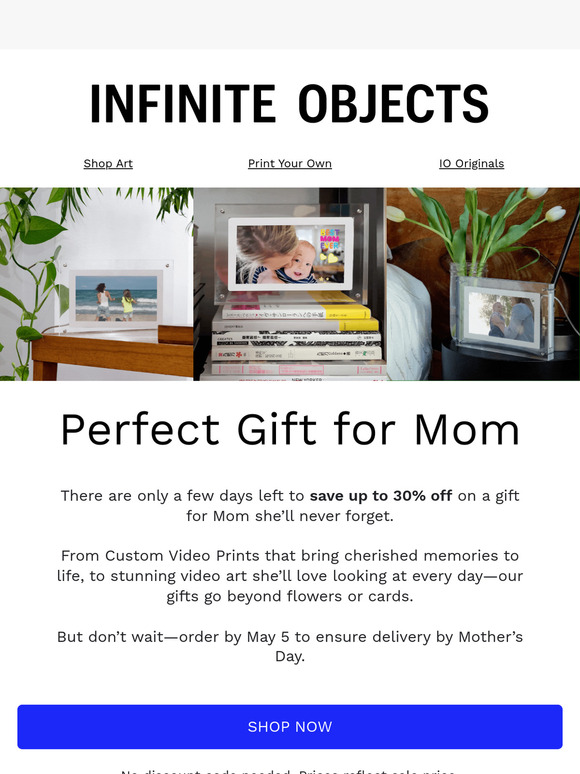 Our Mother's Day Sale Ends Soon 💐