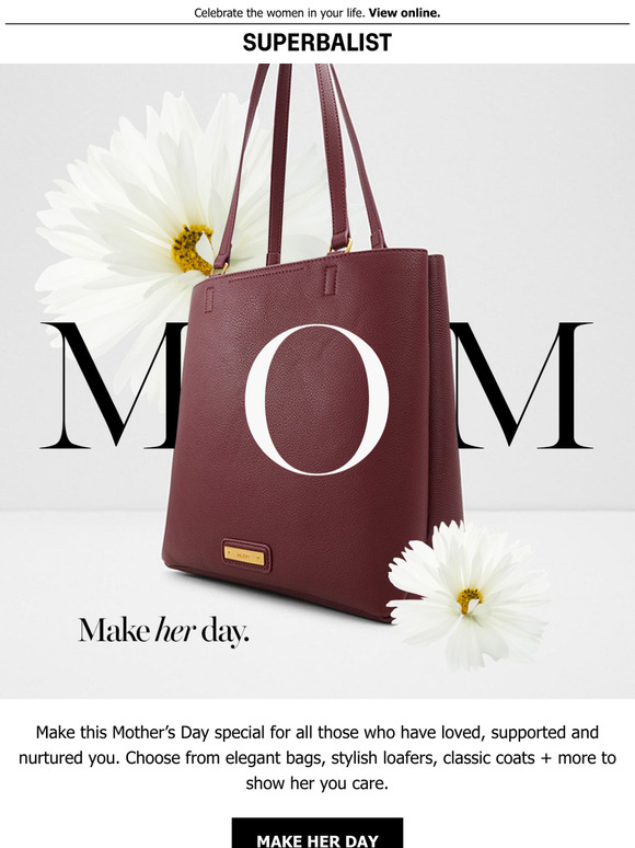 Make her feel special this MOTHER’S DAY