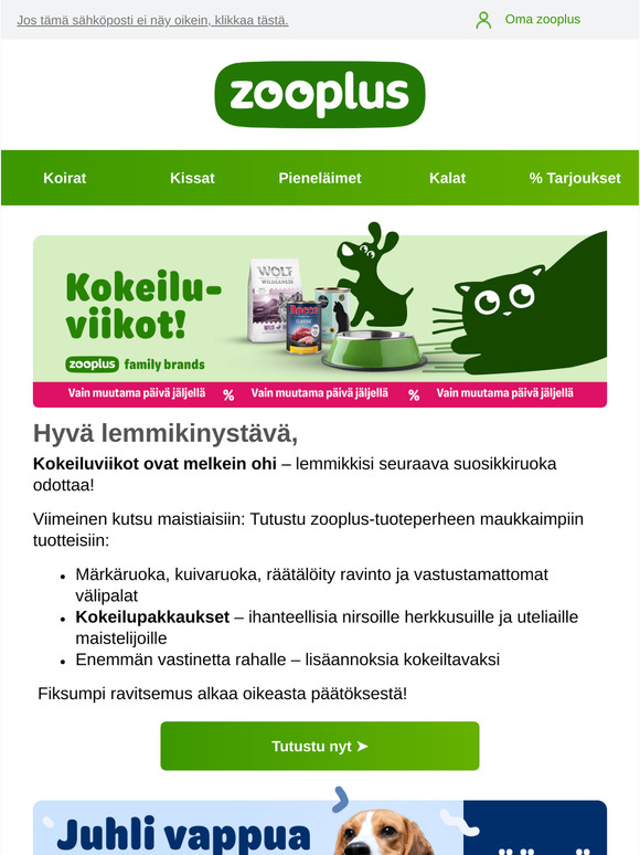 Kokeiluviikot ovat melkein ohi – älä jätä tilaisuutta hyödyntämättä!