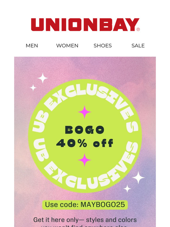 BOGO 40% Off!