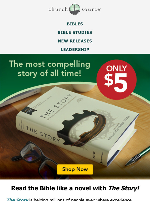 The greatest story ever told... grab The Story for just $5!