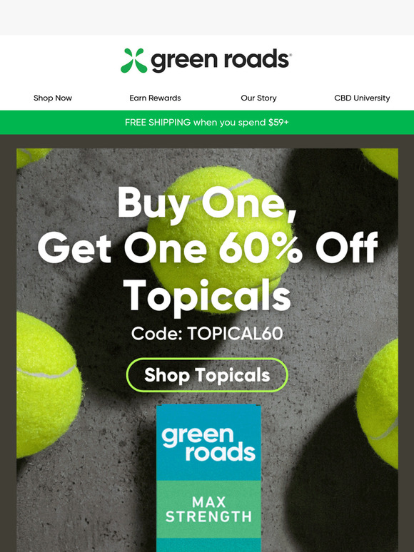 BOGO 60% Off Topicals Starts Now!