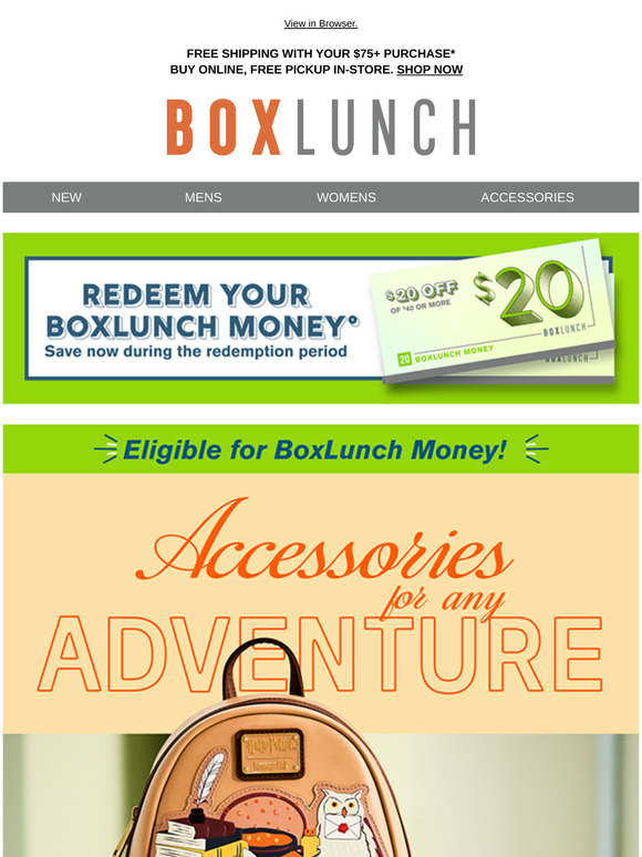 Spend BoxLunch Money on our best bags 🛍️
