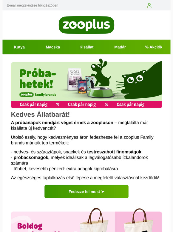 A próbanapok hamarosan véget érnek – ne hagyja ki ajánlatainkat!
