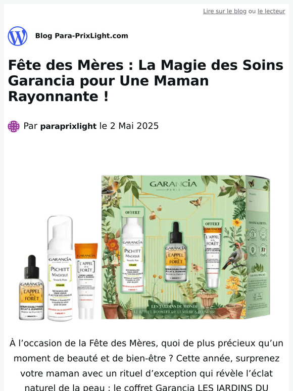 Fête des Mères : La Magie des Soins Garancia pour Une Maman Rayonnante !