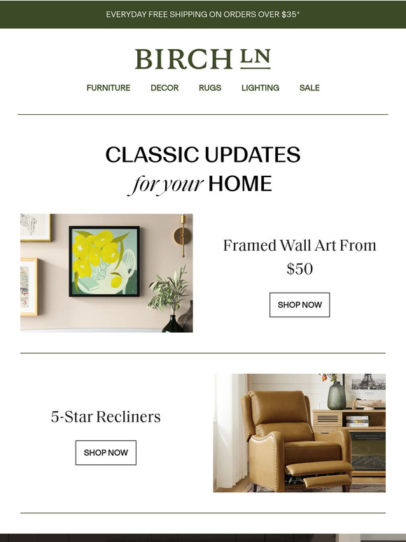➔ Framed wall art from $50 ➔
