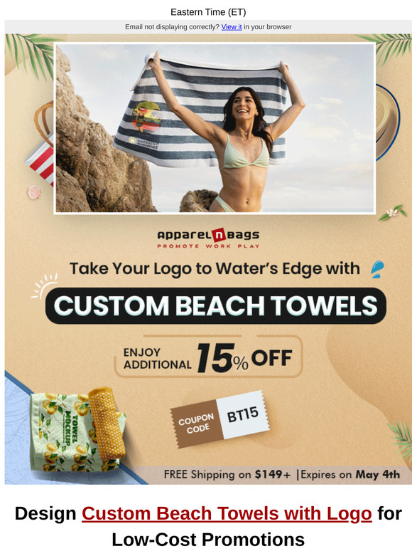 Save 15% More on Wholesale Towels - Offer Ends on May 4th