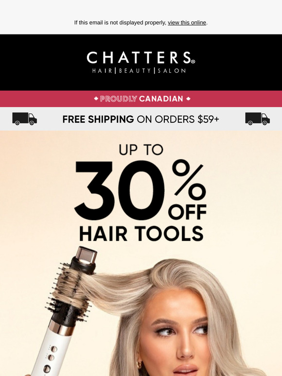Act Fast ⏰ Save Up to 30% on Hair Tools!
