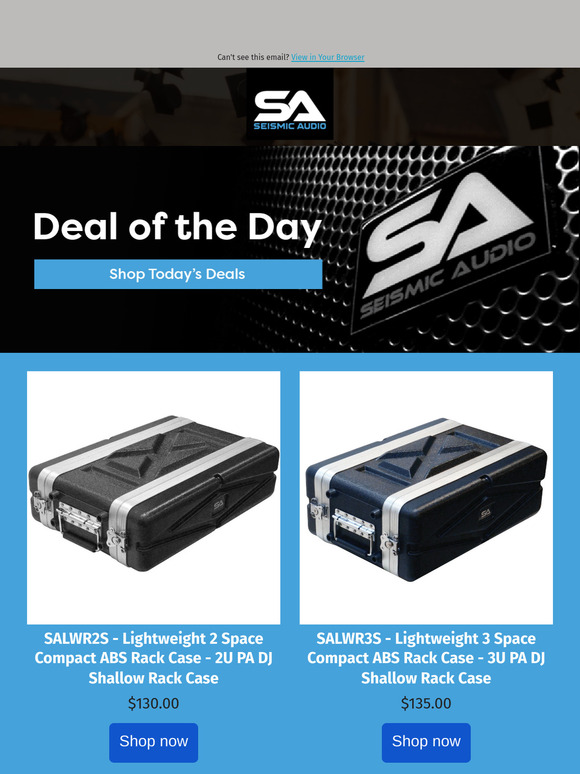 🔥 Hot Deals on Molded ABS Pro Audio Rack Cases!