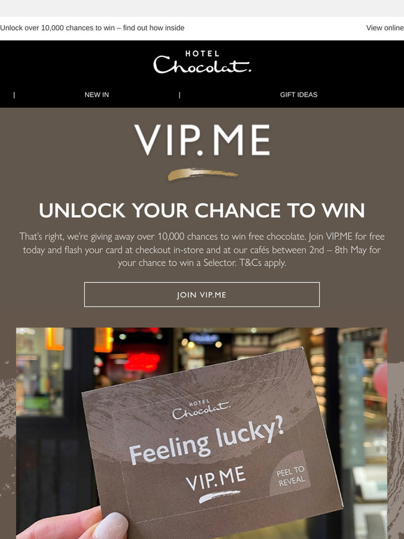 Did somebody say free chocolate?