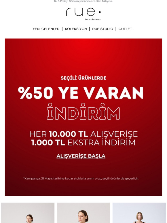 İlk Alışverişine Özel İndirimleri Kaçırma !| Rue Les Createurs 🚀