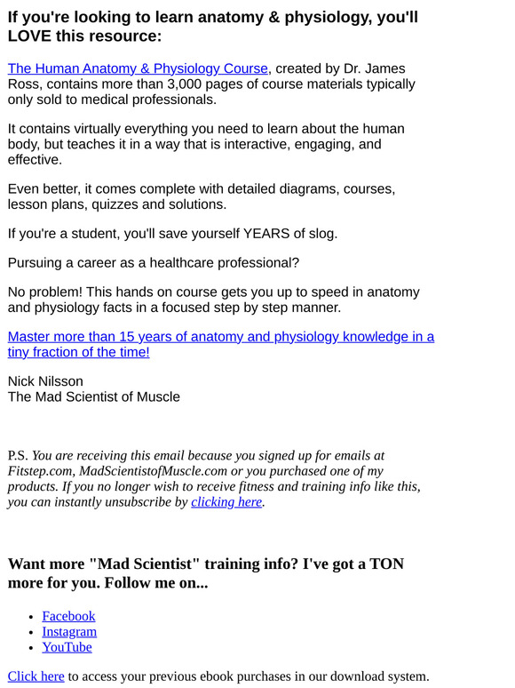 Master human anatomy and physiology in 7 days or less...