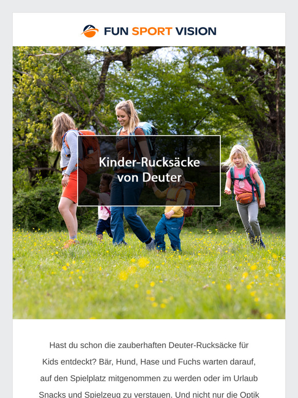 Kinderrucksäcke von Deuter: so cool!