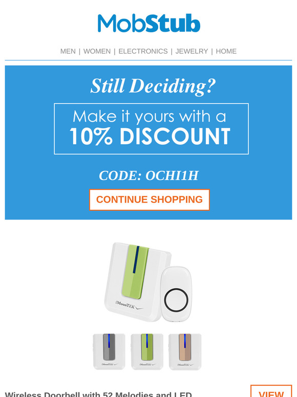 Get an Additional 10% Off That Deal You Were Looking For!