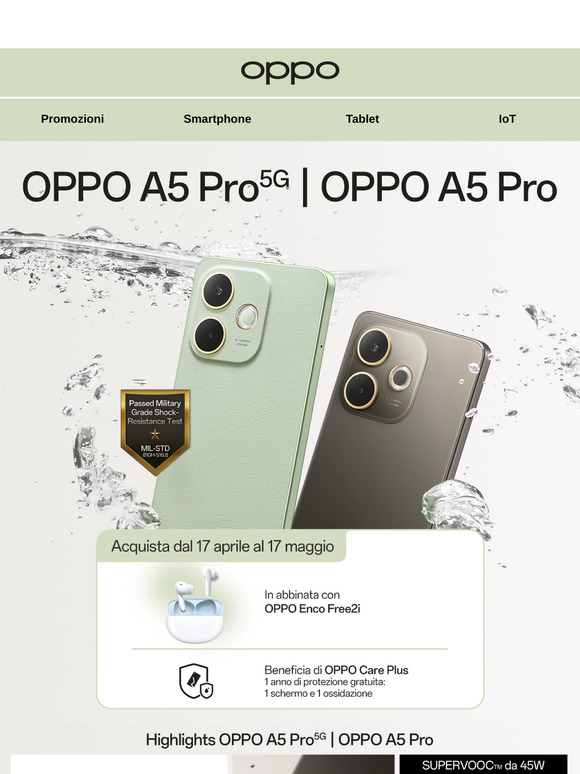 Acquista OPPO A5 Pro in offerta!
