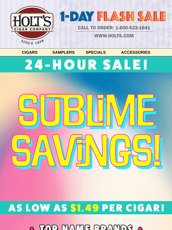 😁Sublime Savings: Up to 88% off MSRP on over 100 splendid deals + FREE Shipping!